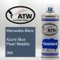 Preview: Mercedes-Benz, Azure Blue Pearl Metallic, 366: 400ml Sprühdose, von ATW Autoteile West.